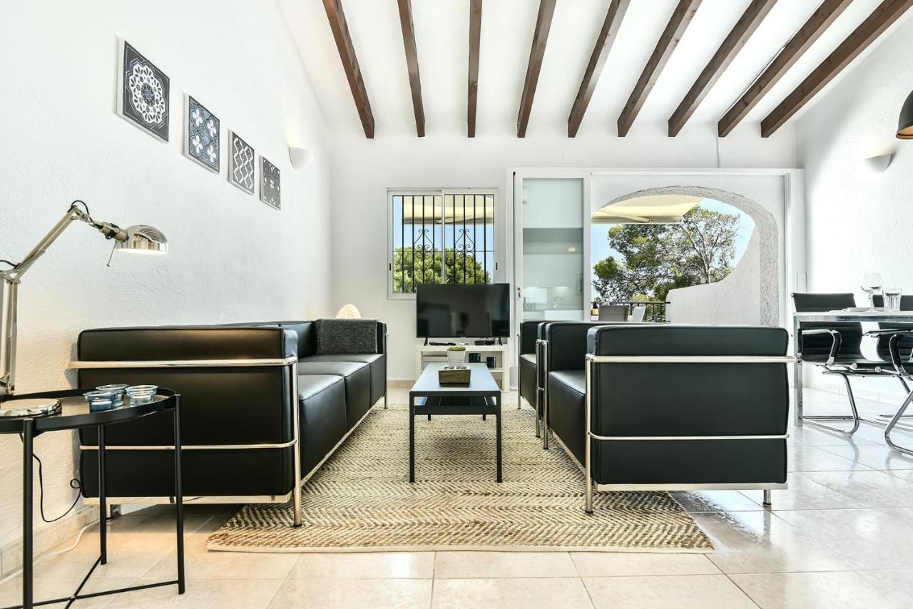 Modern Stylish Bungalow In Moraira Bagian luar foto